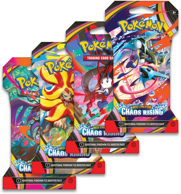 Pokémon TCG: Mega Evolution: Chaos Rising: Sleeved Booster Single Pack