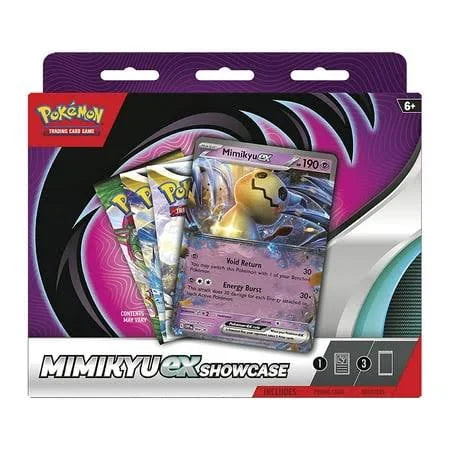 Mimikyu EX Showcase Box - 3 Pokemon TCG booster packs