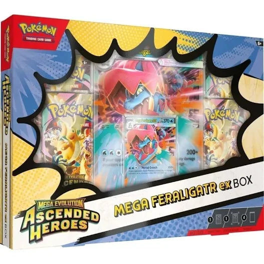 Pokémon TCG: Mega Evolution 2.5: Ascended Heroes: Mega Meganium/Emboar/Feraligatr ex Box